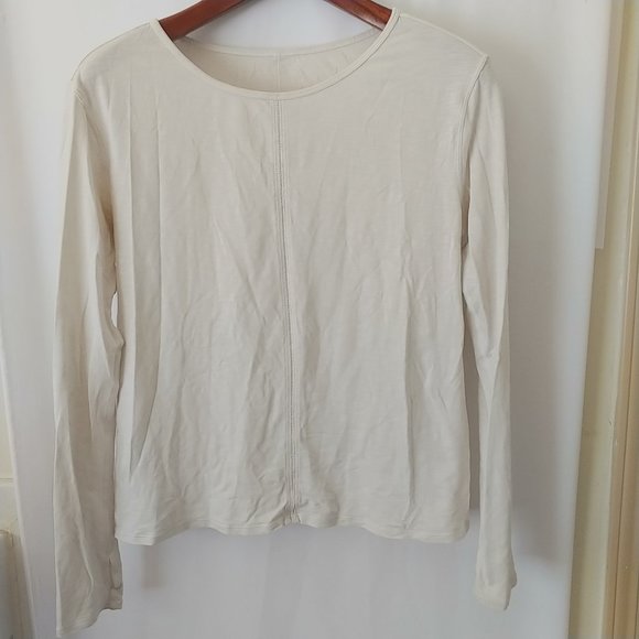 lululemon athletica Tops - Lululemon Women's Long Sleeve White Top Shirt Pullover Size 6
